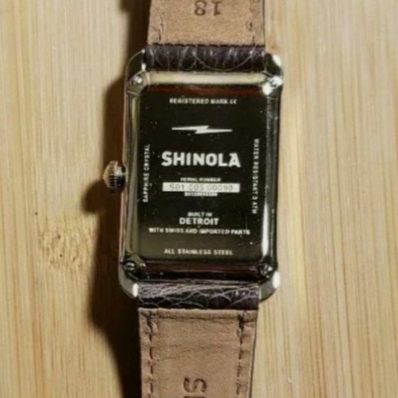 Shinola Muldowney Watch With 24 x 32mm White main image 4